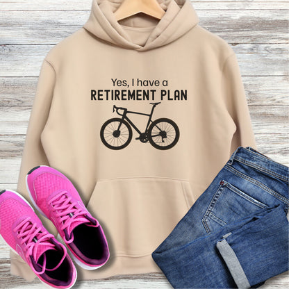 Retirement Plan Cycling Hoodie