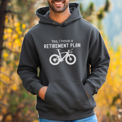 Retirement Plan TRI Bike Hoodie