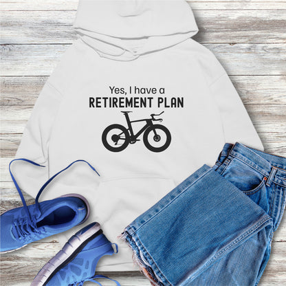 Retirement Plan TRI Bike Hoodie