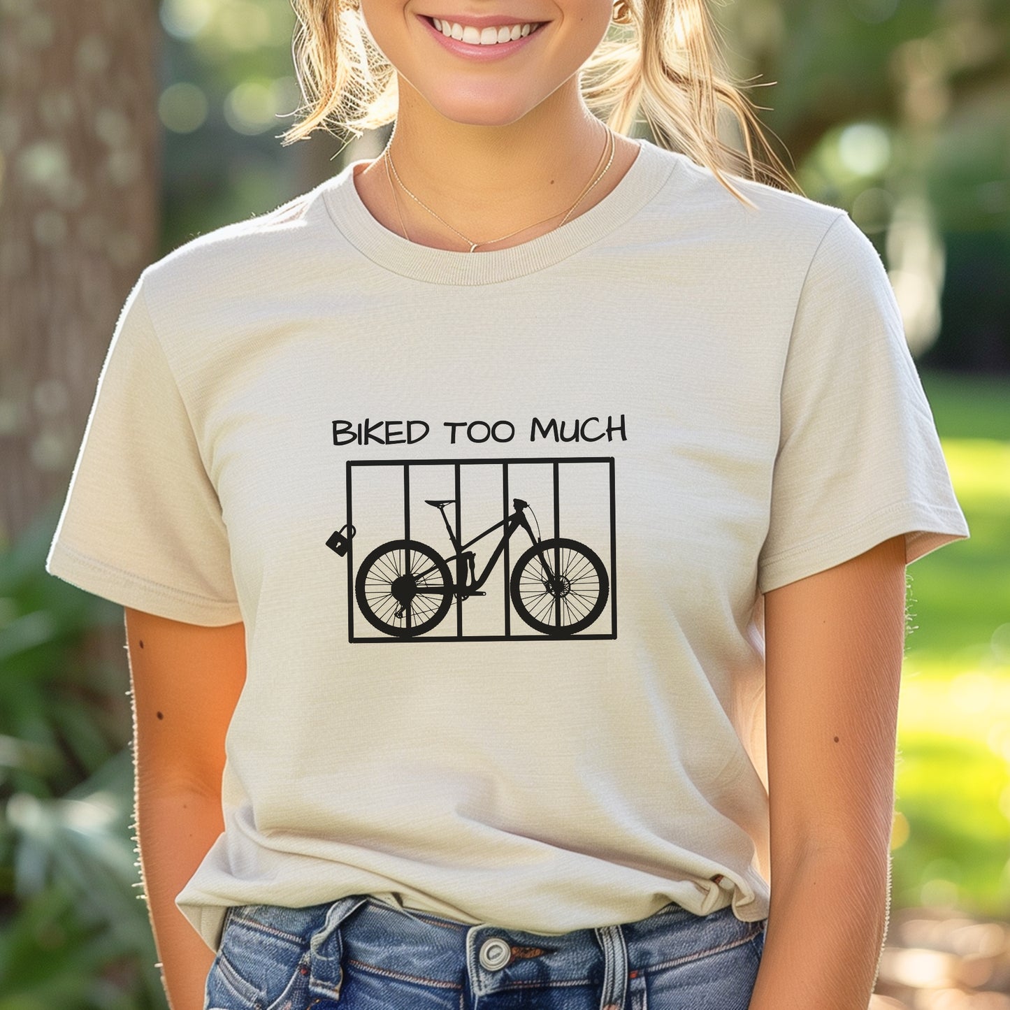 Biked Too Much MTB Tee