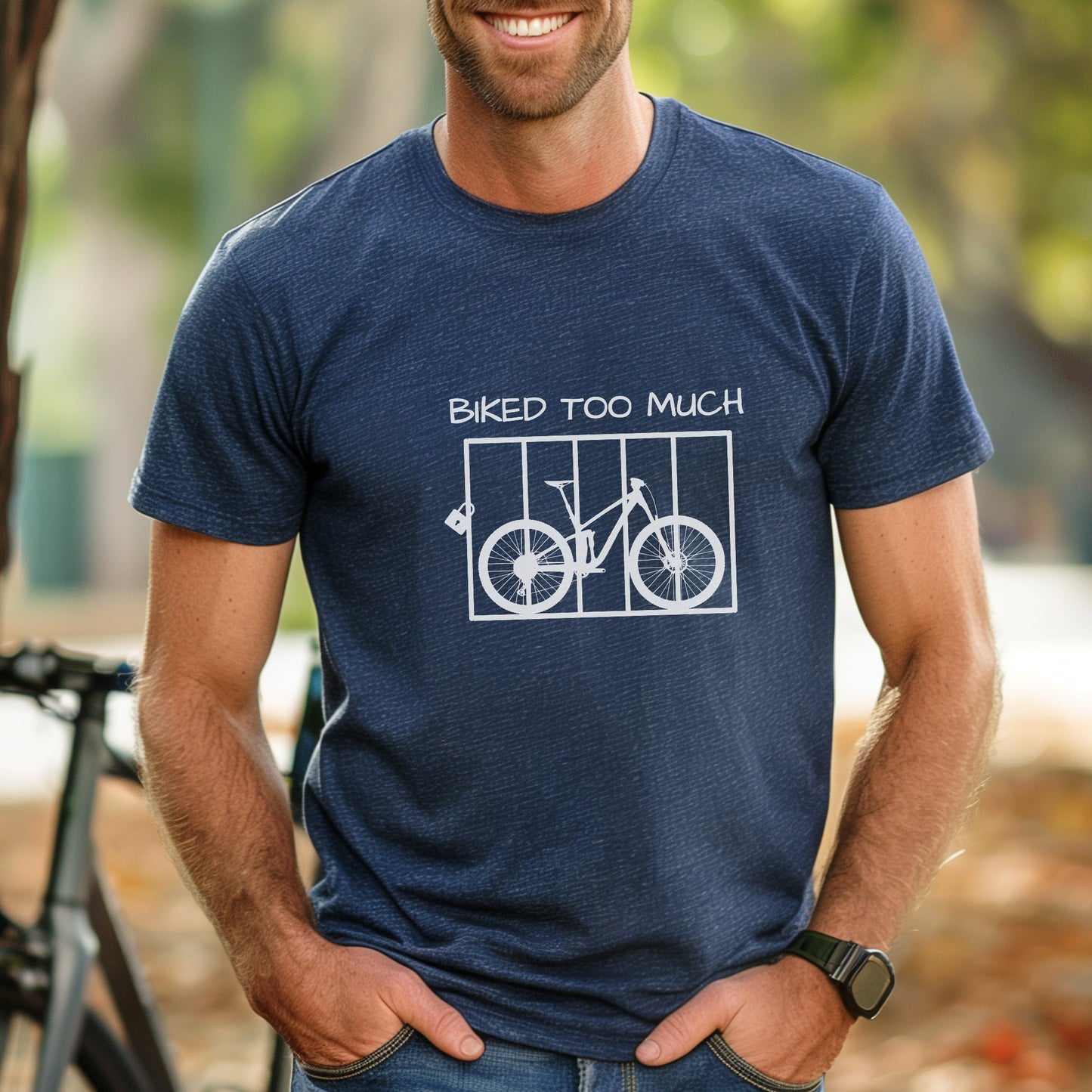 Biked Too Much MTB Tee
