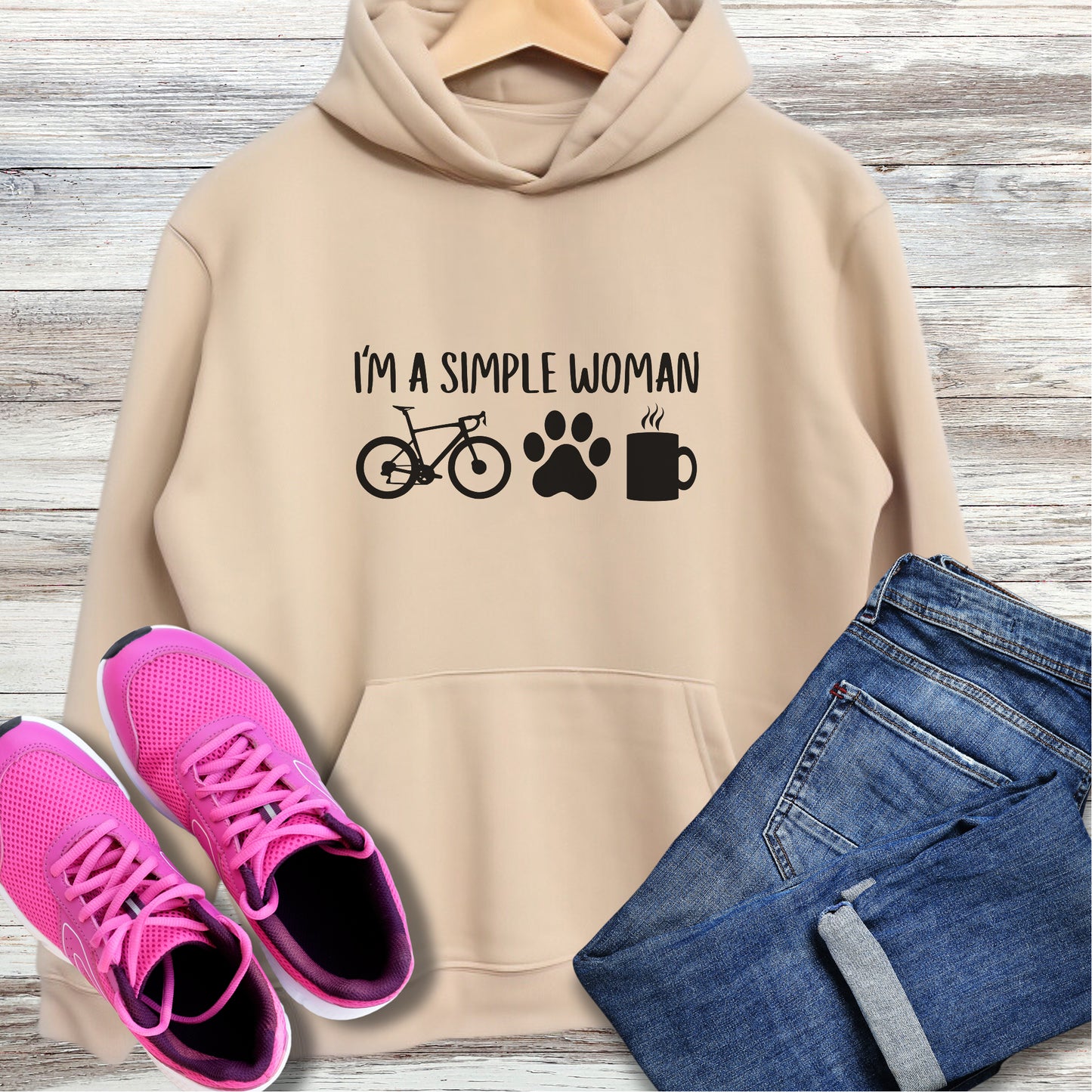 Simple Paw & Coffee Hoodie