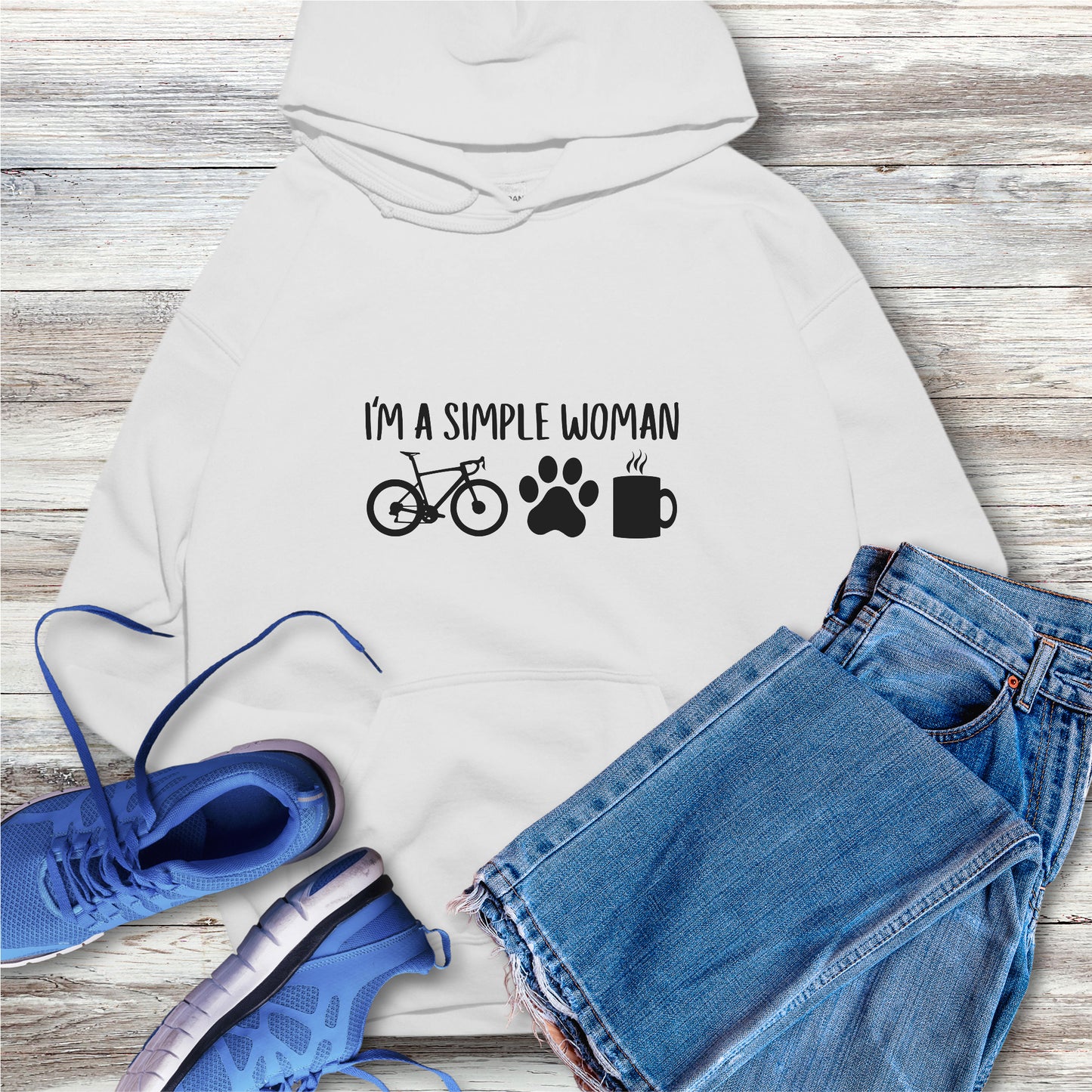 Simple Paw & Coffee Hoodie