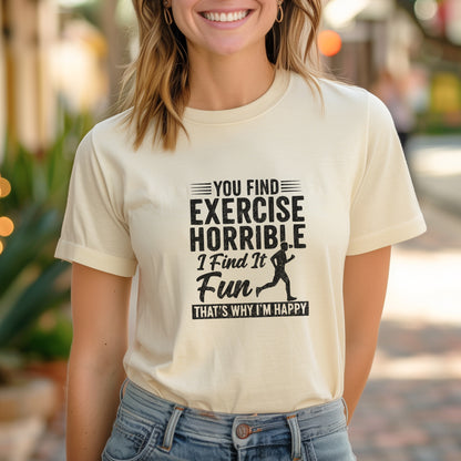 Horrible Exercise Run Tee