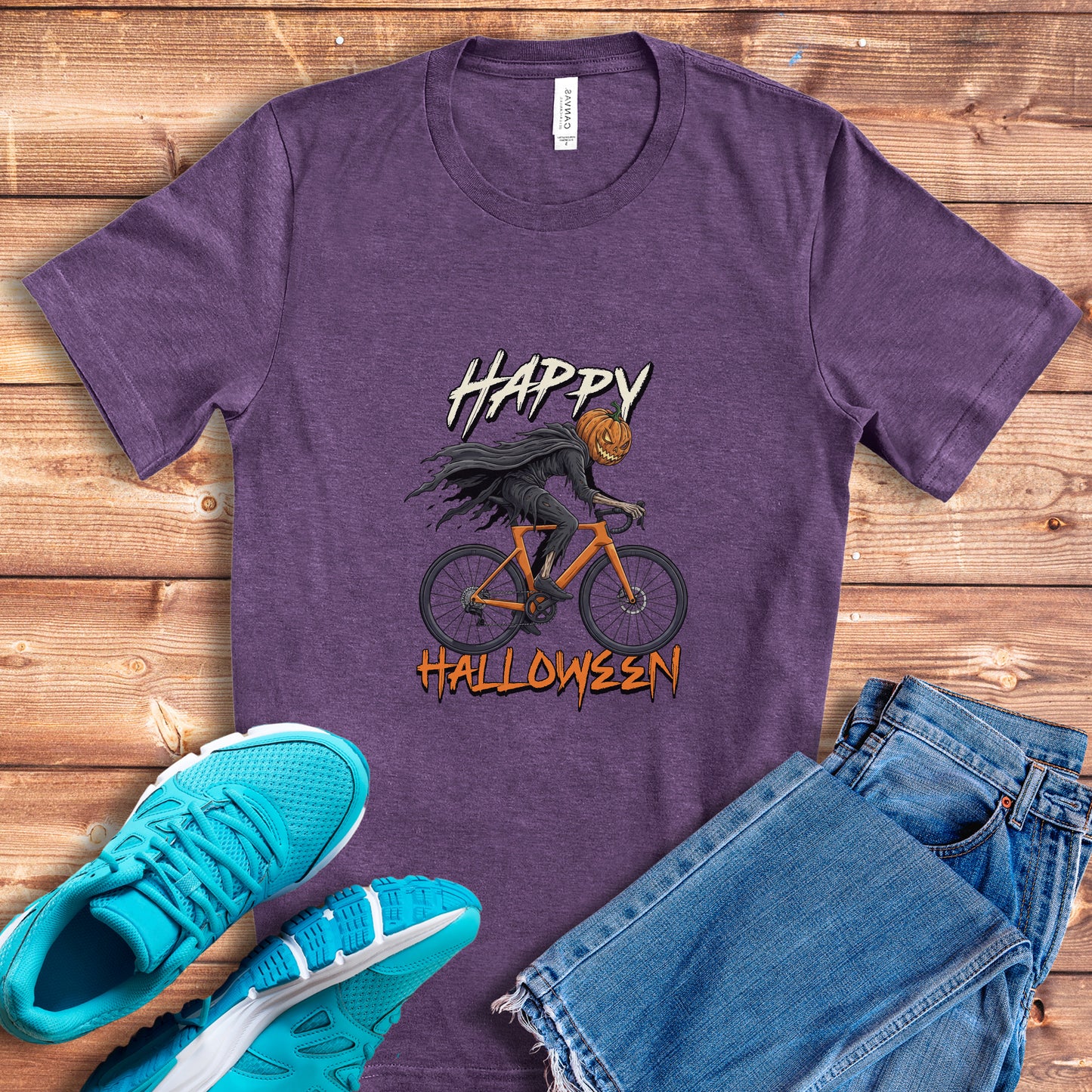 Happy Halloween Biker Tee