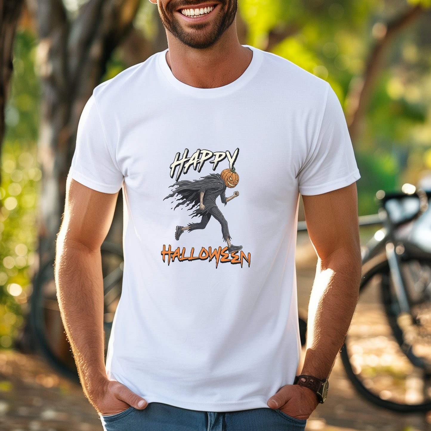 Happy Halloween Runner Tee