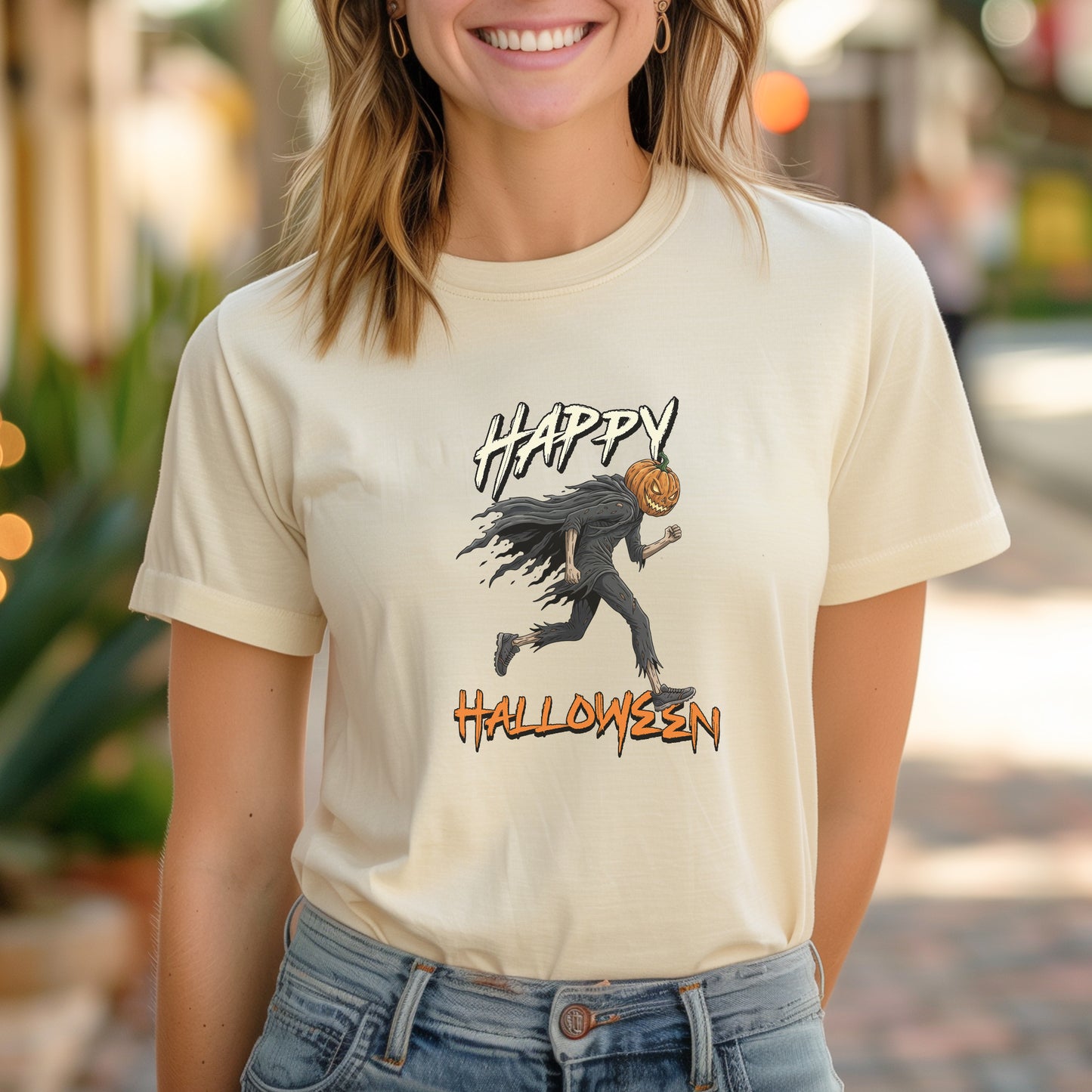 Happy Halloween Runner Tee