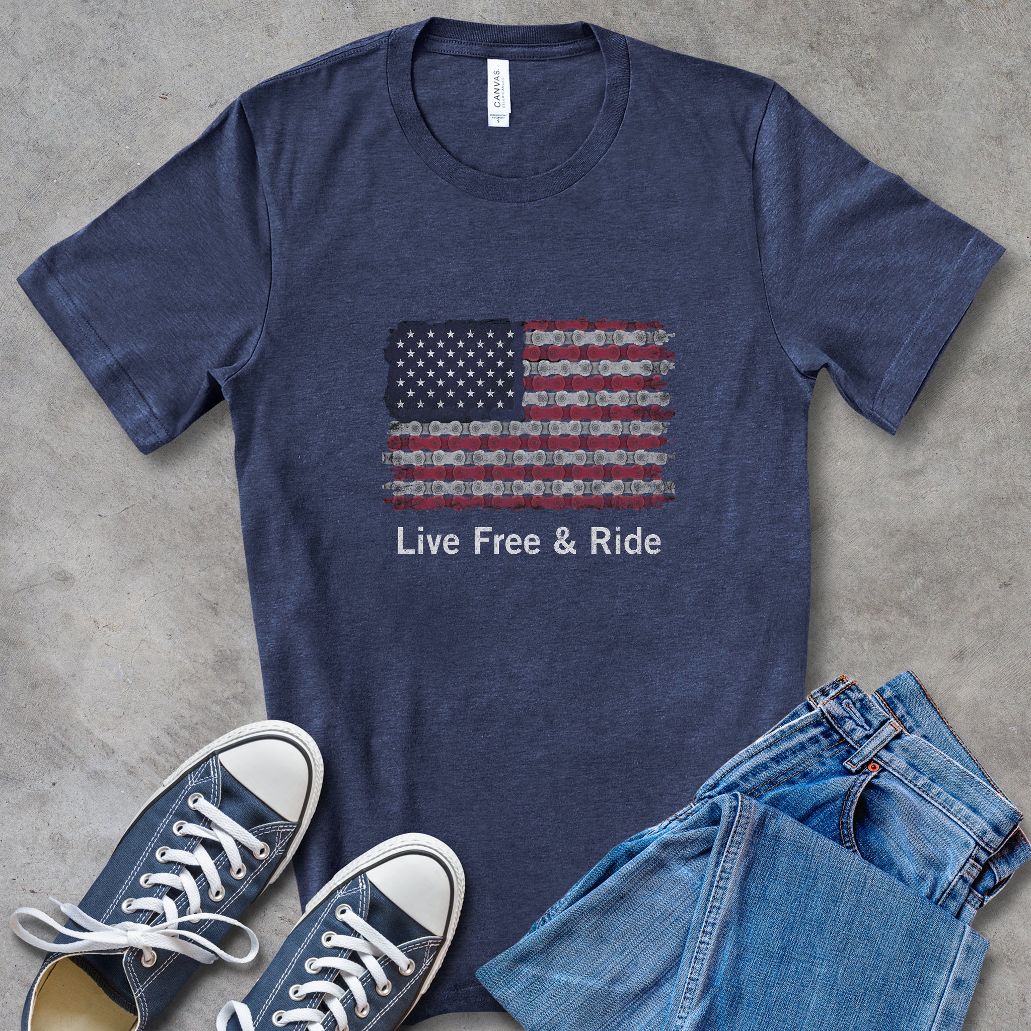 Live Free & Ride Tee – UNIQ Endurance