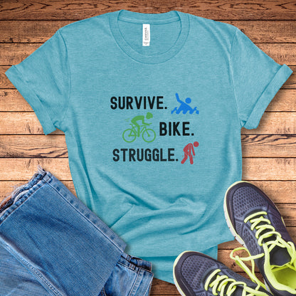 Survive Bike Struggle Tee
