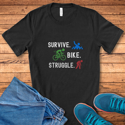 Survive Bike Struggle Tee