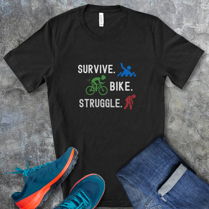Survive Bike Struggle Tee
