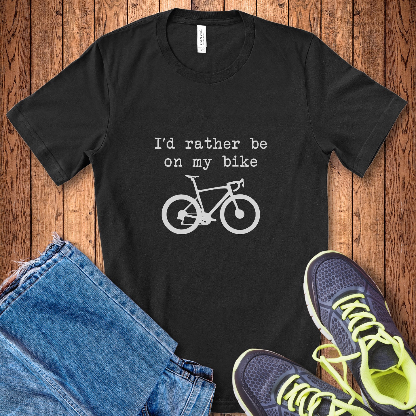 Rather on Road Bike Tee