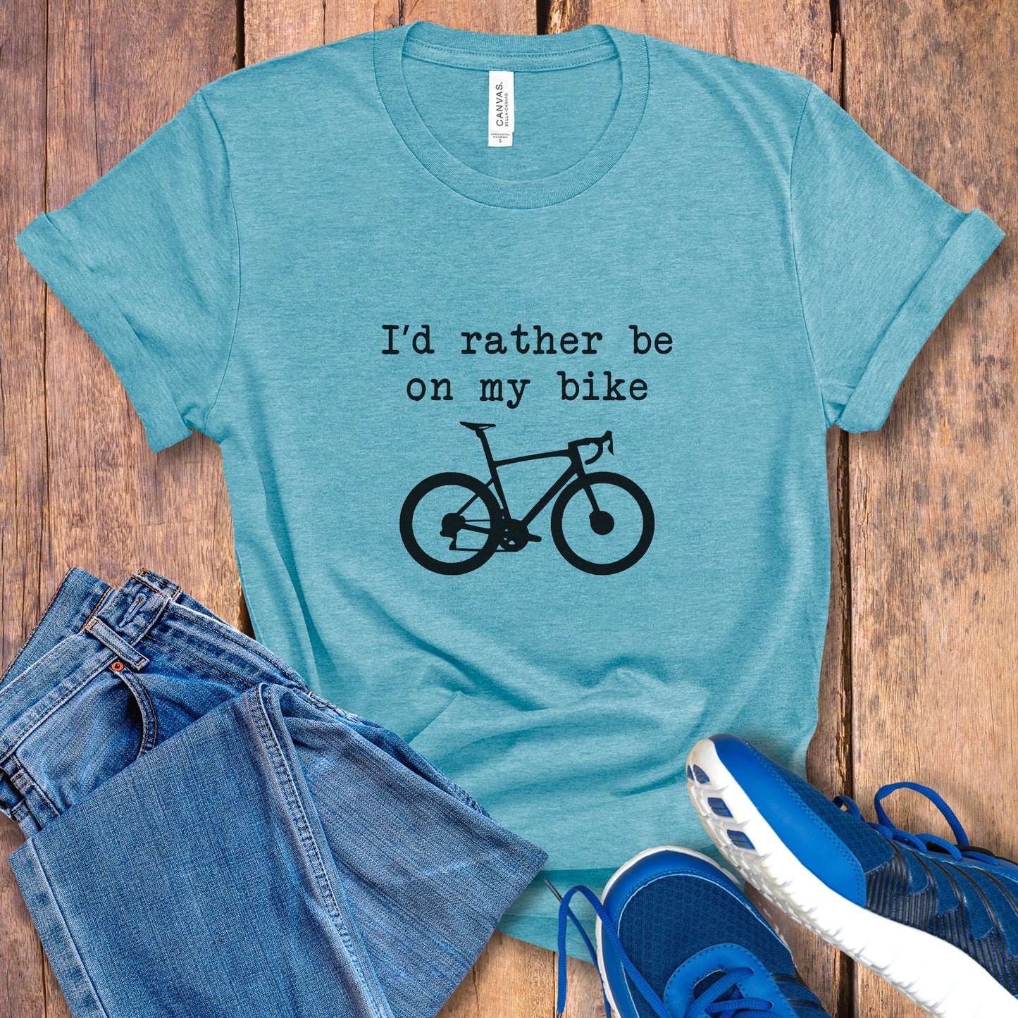 Rather on Road Bike Tee