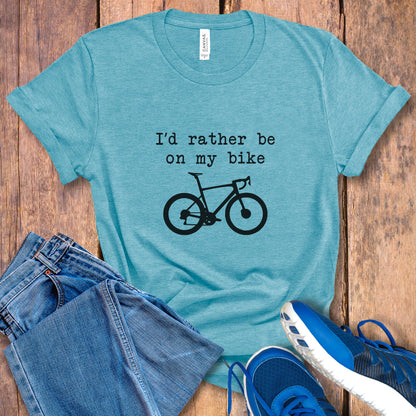 Rather on Road Bike Tee