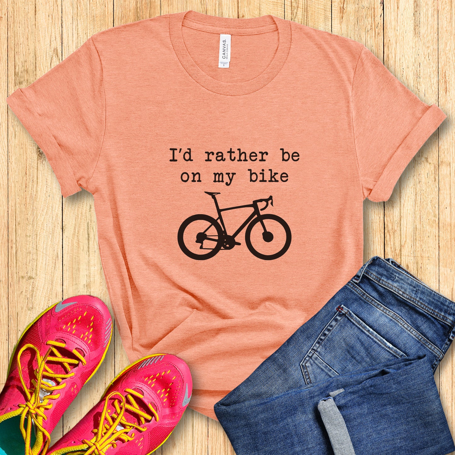 Rather on Road Bike Tee
