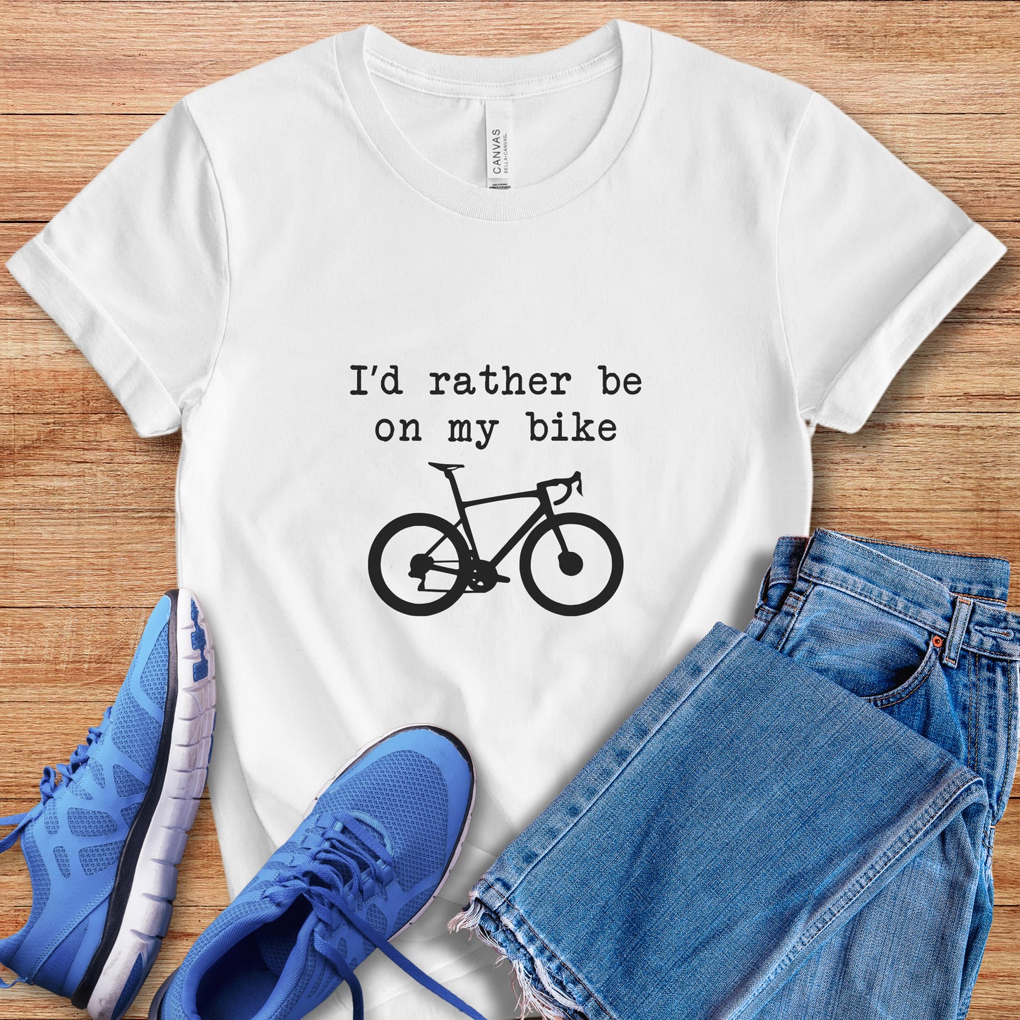 Rather on Road Bike Tee