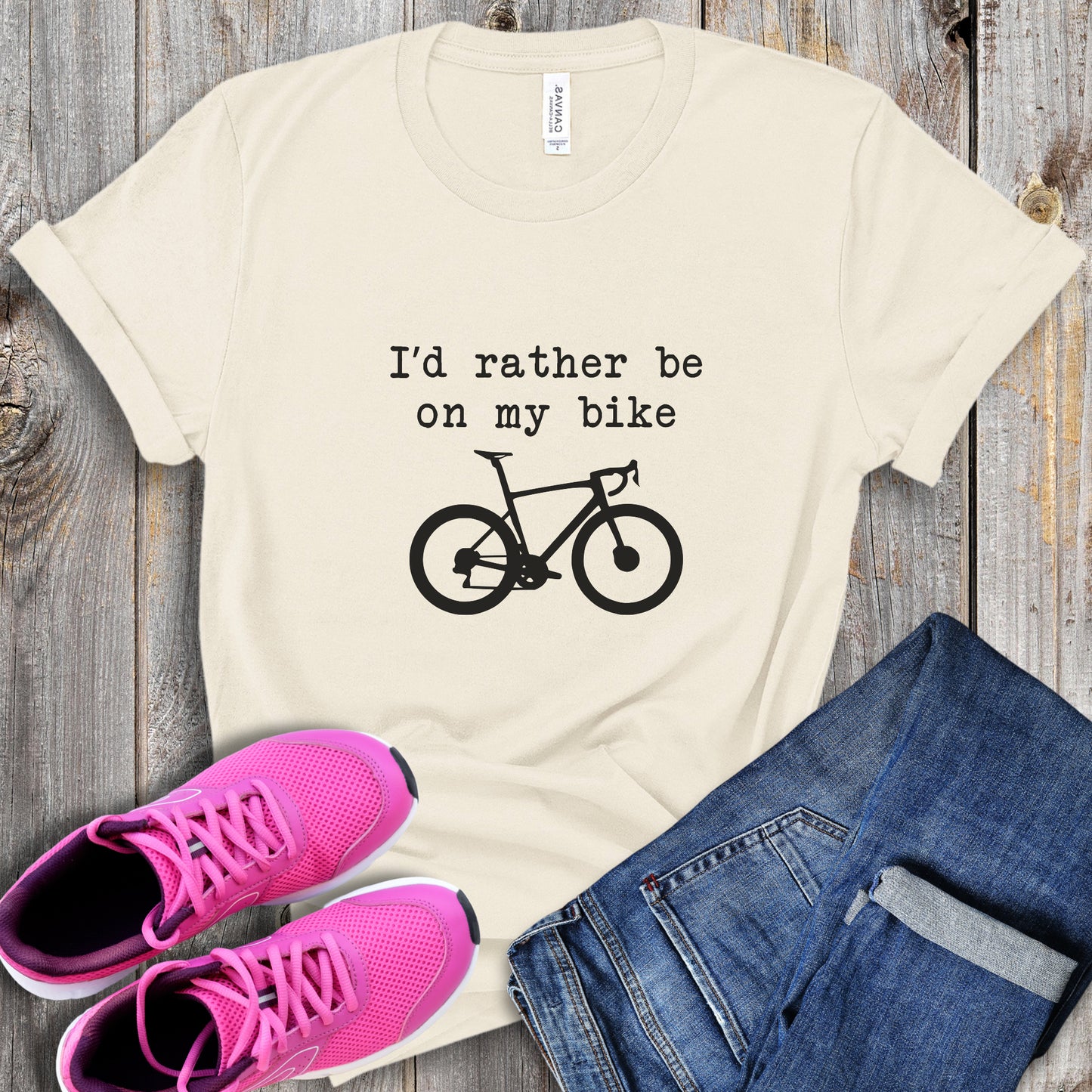 Rather on Road Bike Tee