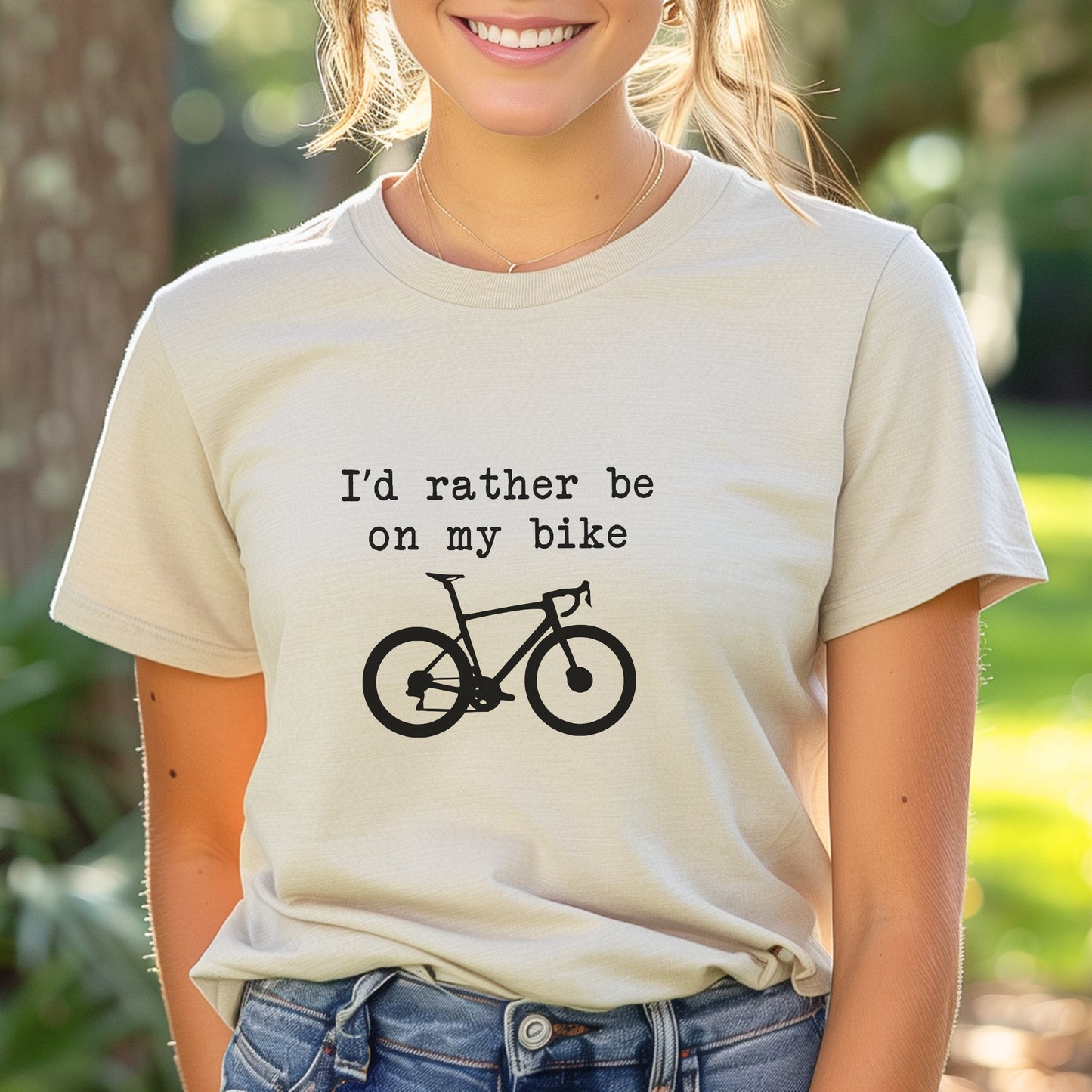 Rather on Road Bike Tee