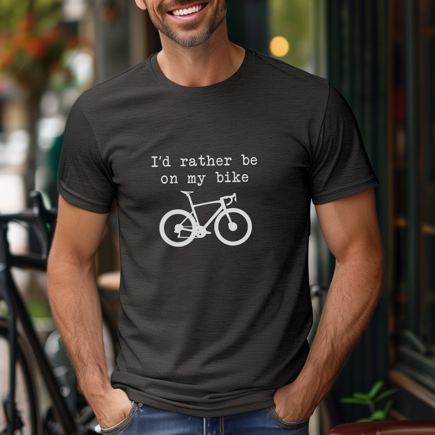 Rather on Road Bike Tee