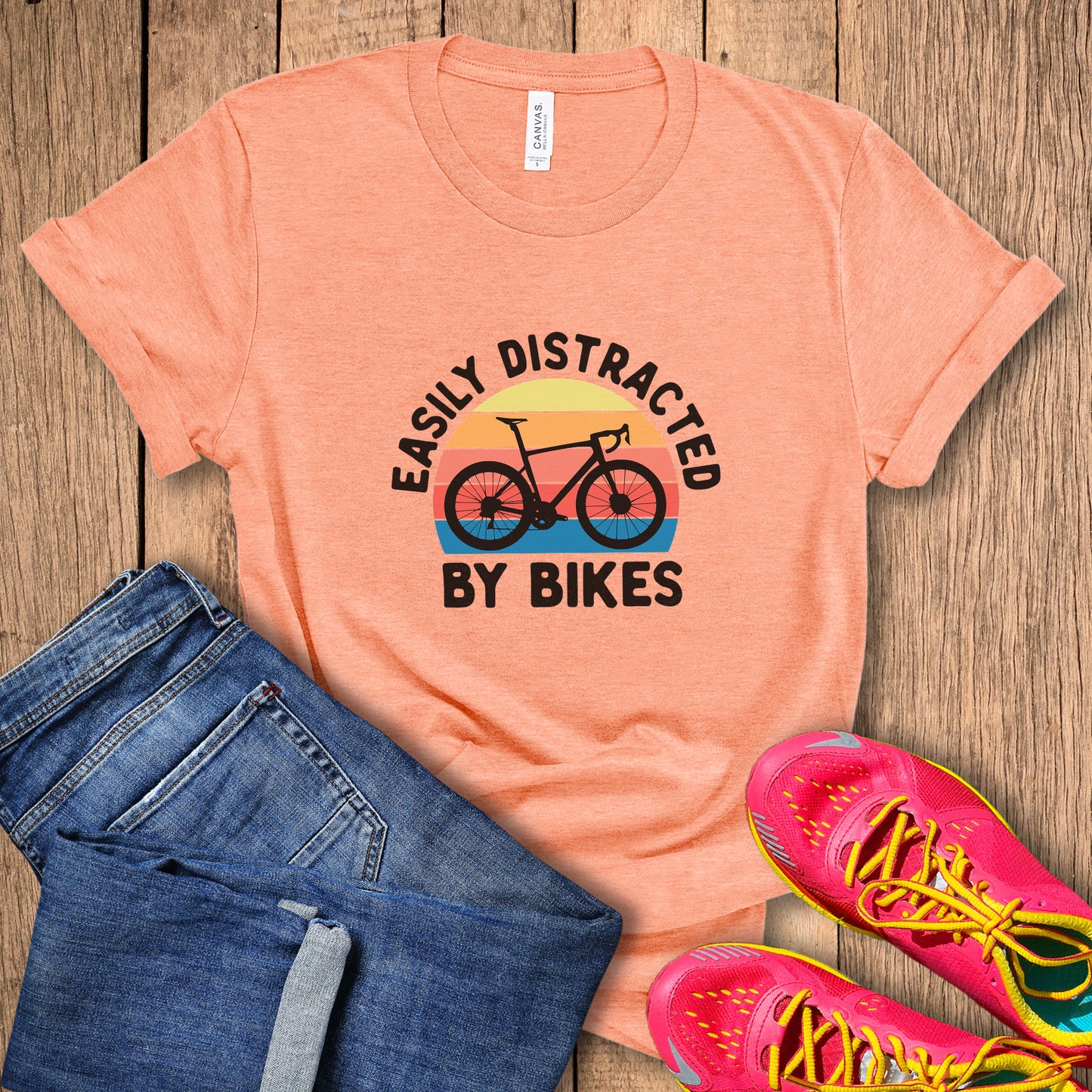 Easily Distracted Road Bike Tee