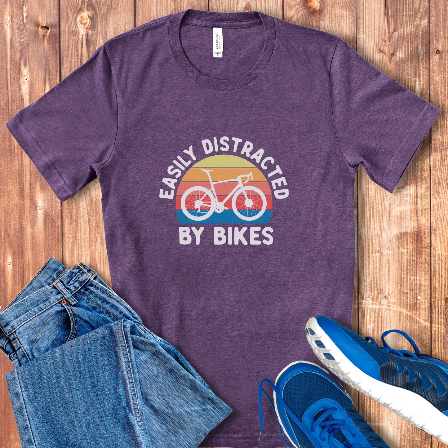 Easily Distracted Road Bike Tee