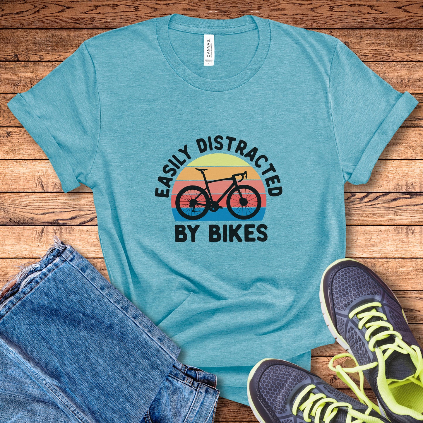 Easily Distracted Road Bike Tee