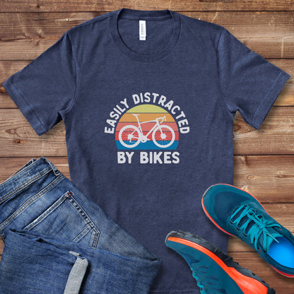 Easily Distracted Road Bike Tee