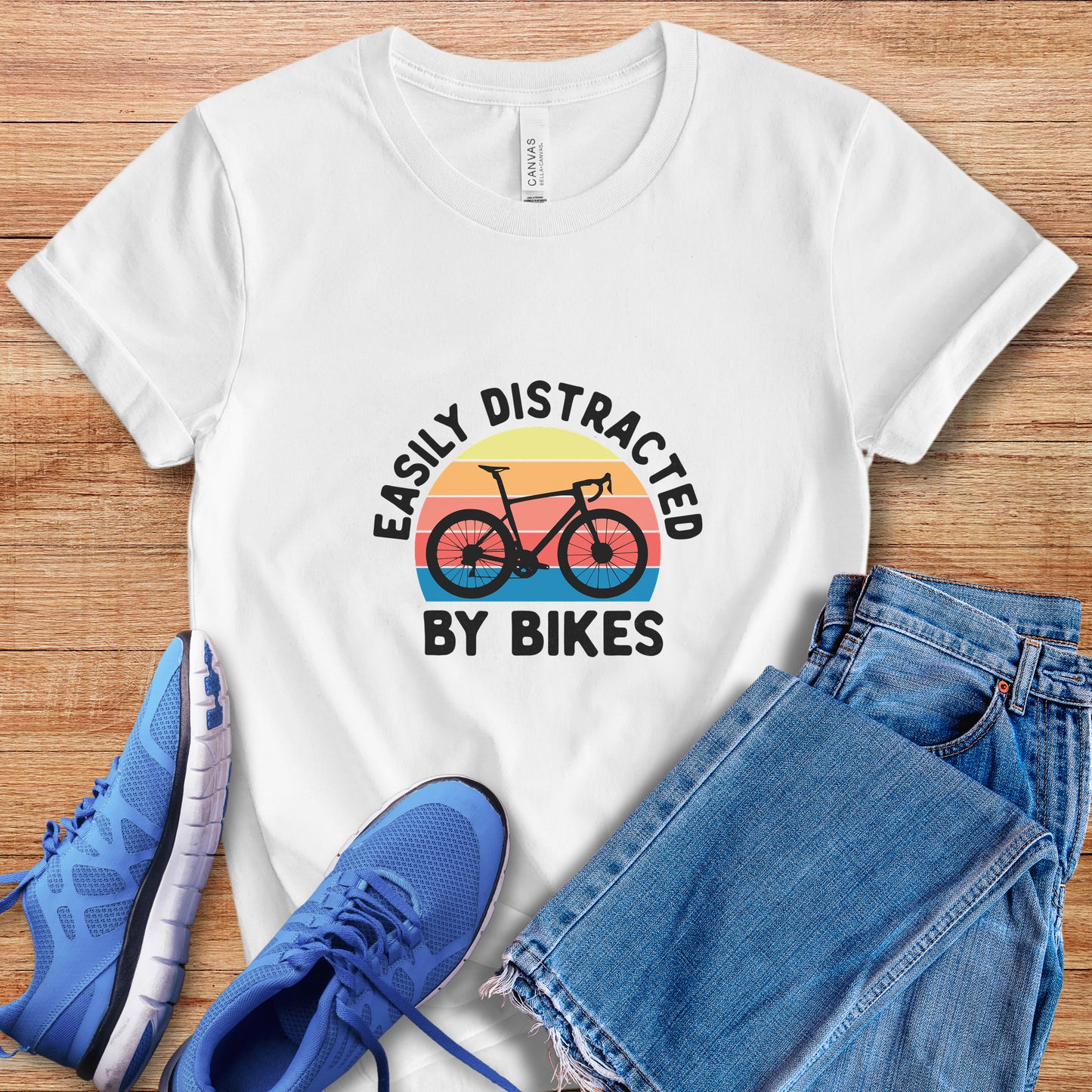 Easily Distracted Road Bike Tee