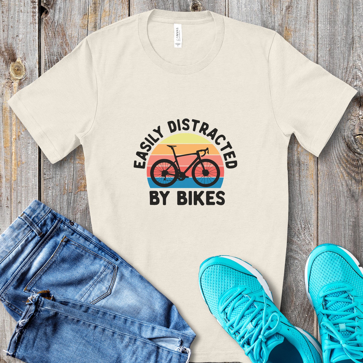 Easily Distracted Road Bike Tee