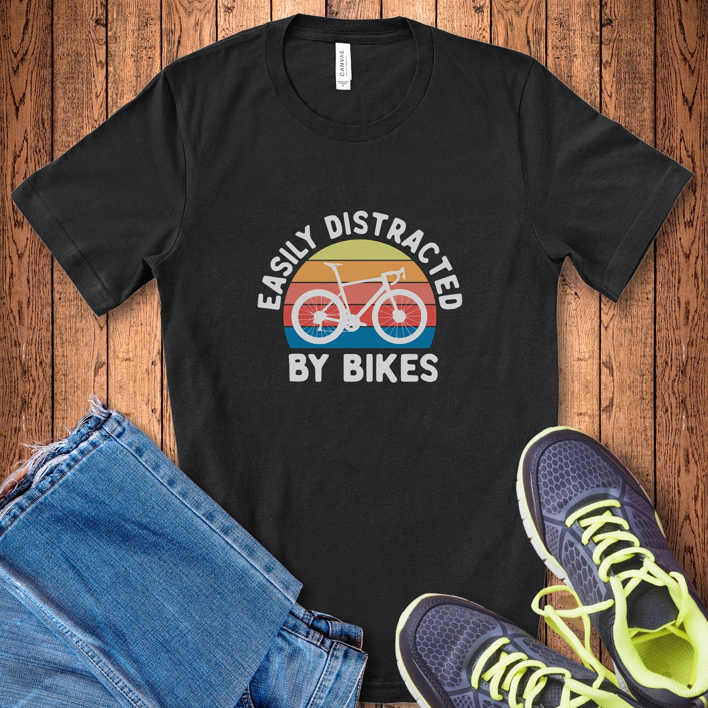 Easily Distracted Road Bike Tee