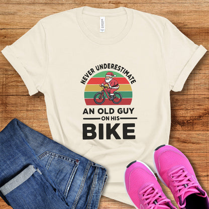 Never Underestimate Santa MTB Tee