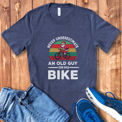 Never Underestimate Santa MTB Tee