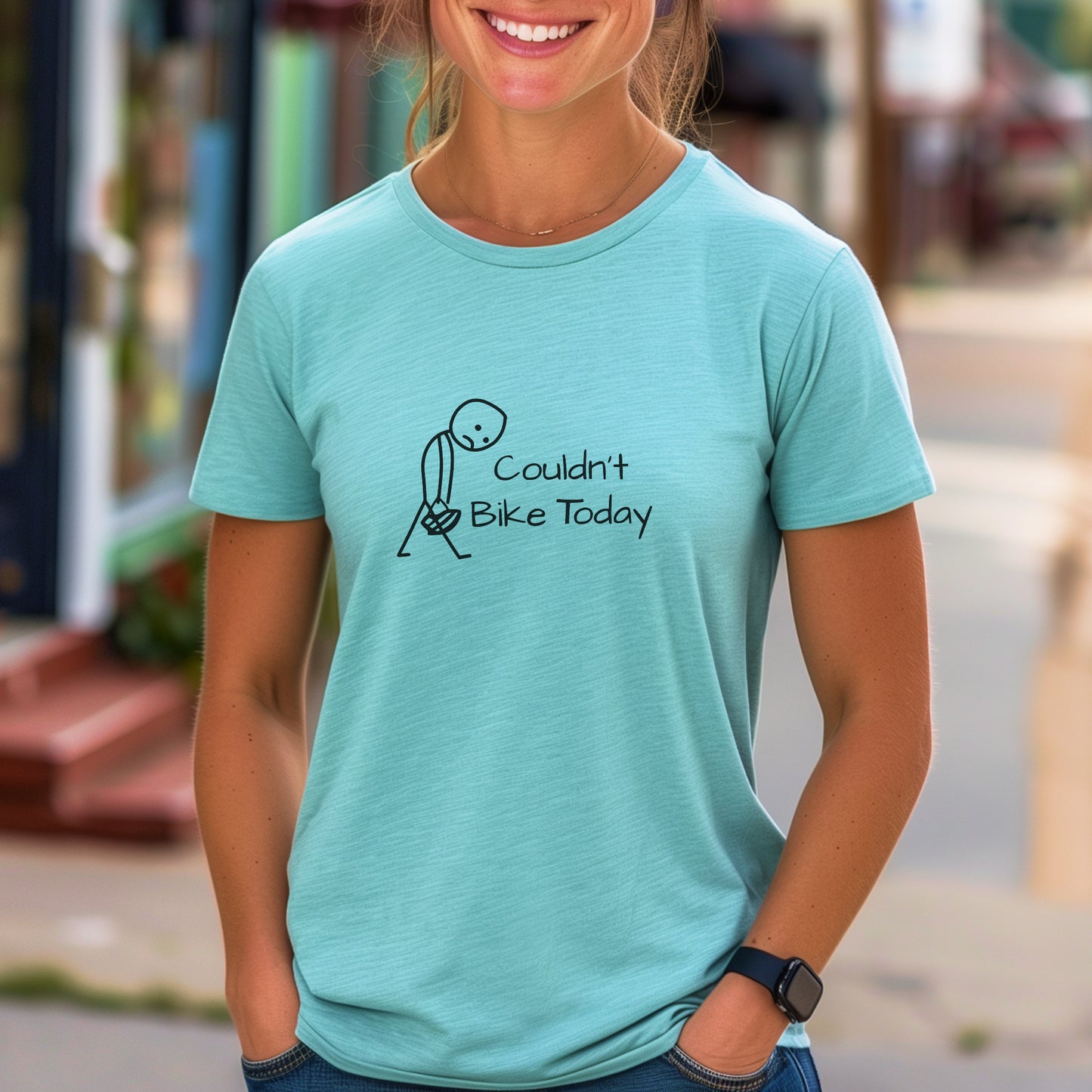 Couldn't Bike Today Tee