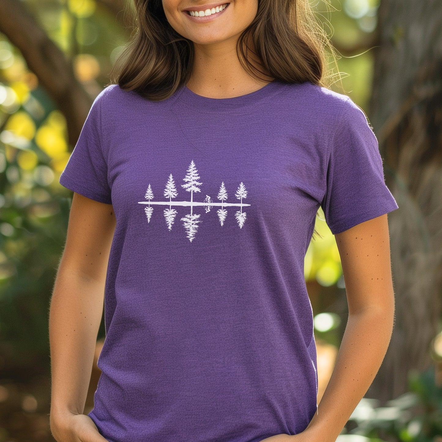 Pine Trees Reflection Tee