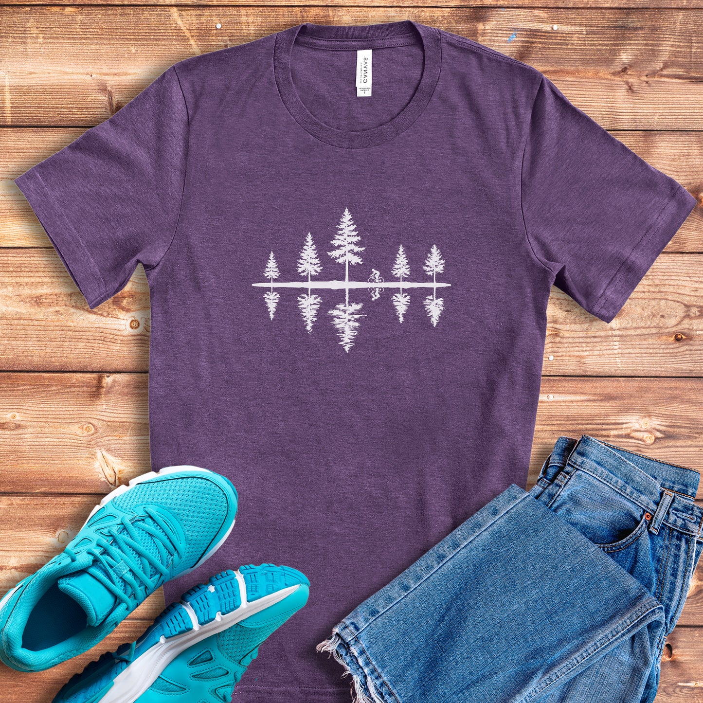 Pine Trees Reflection Tee