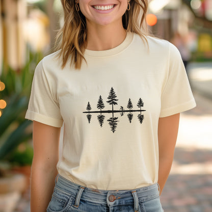 Pine Trees Reflection Tee