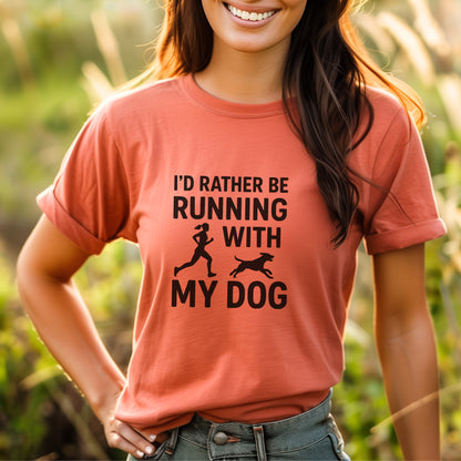 Running With Dog Female Tee