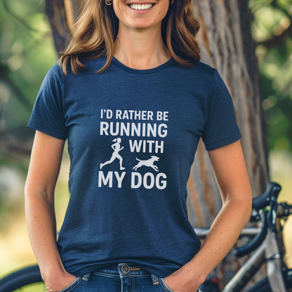 Running With Dog Female Tee