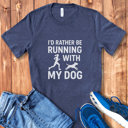 Running With Dog Female Tee