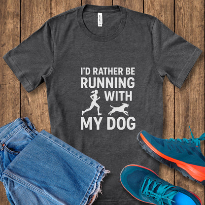 Running With Dog Female Tee