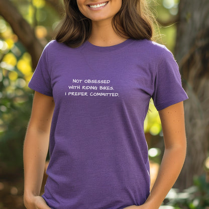 Not Obsessed Bikes Tee