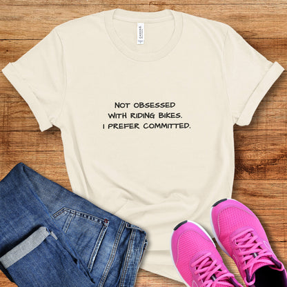 Not Obsessed Bikes Tee