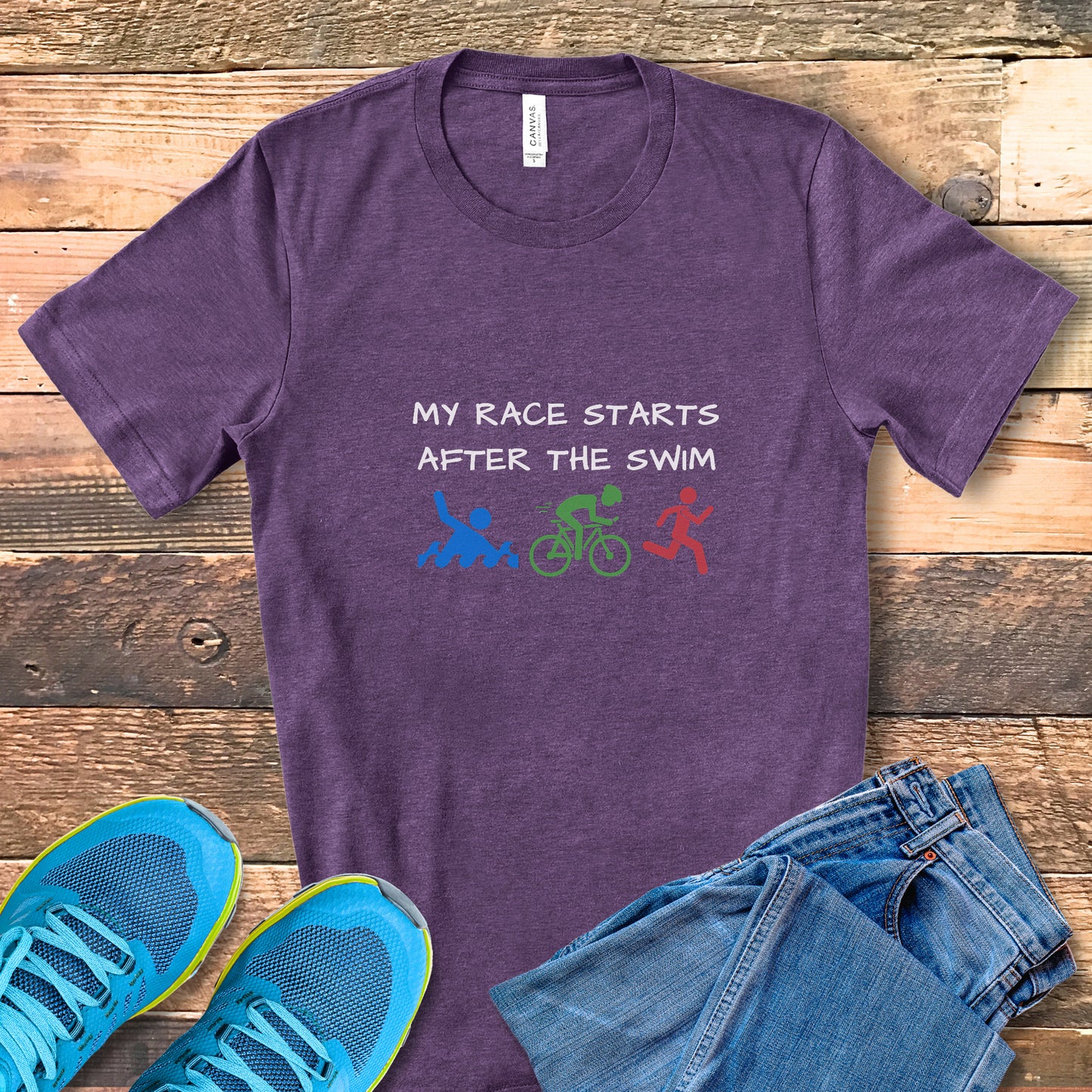 My Race Starts Tee