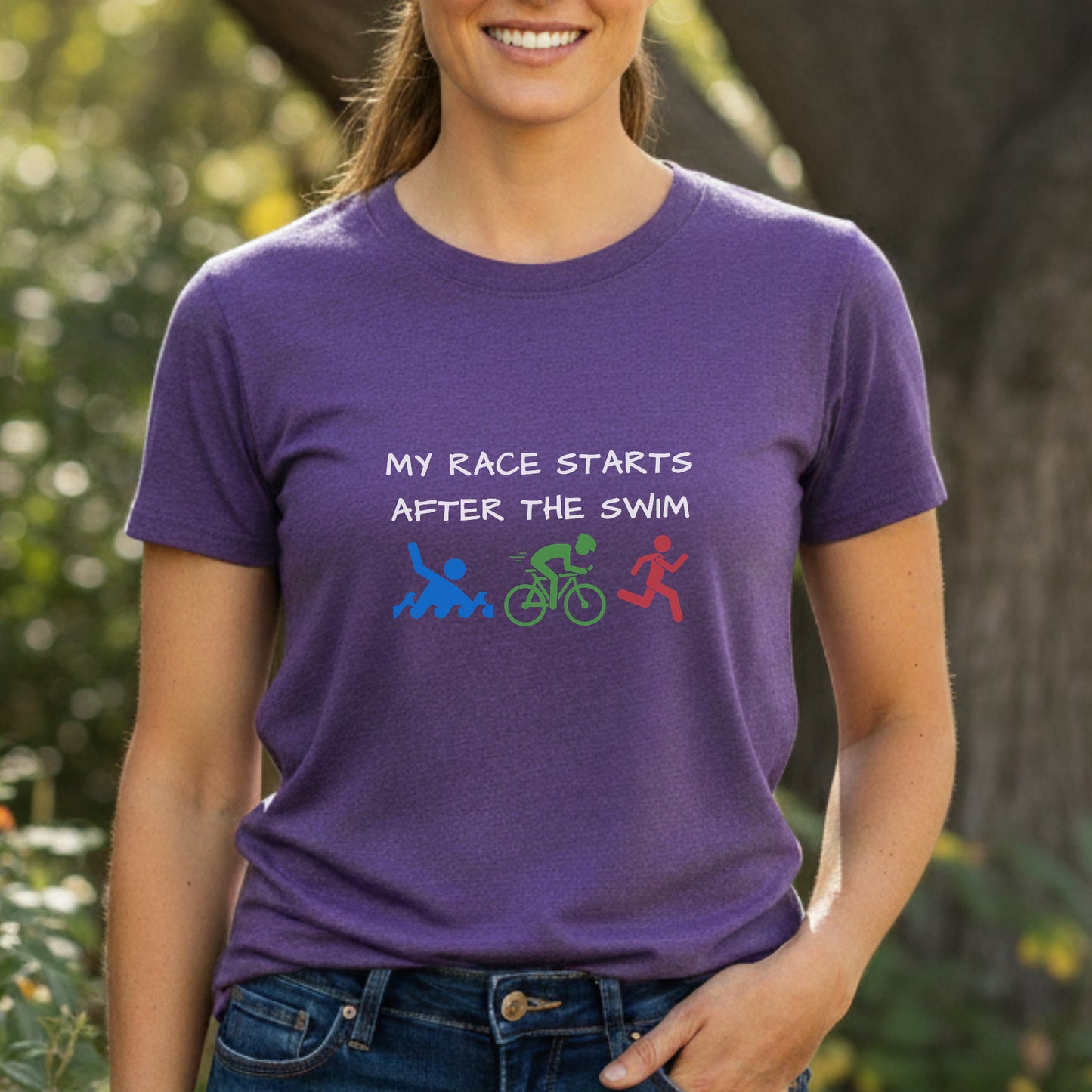 My Race Starts Tee