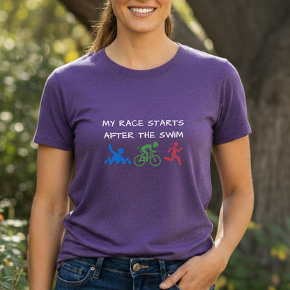 My Race Starts Tee