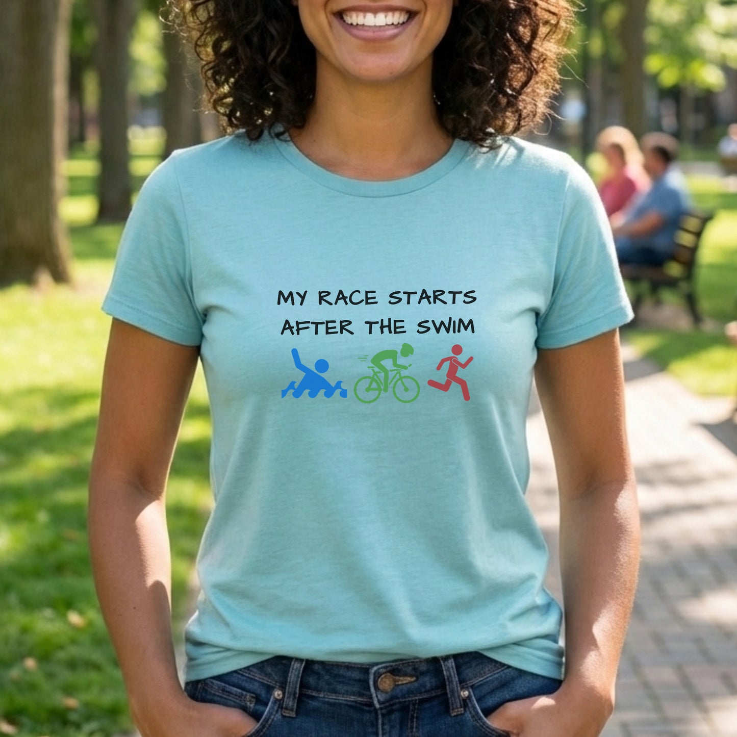 My Race Starts Tee