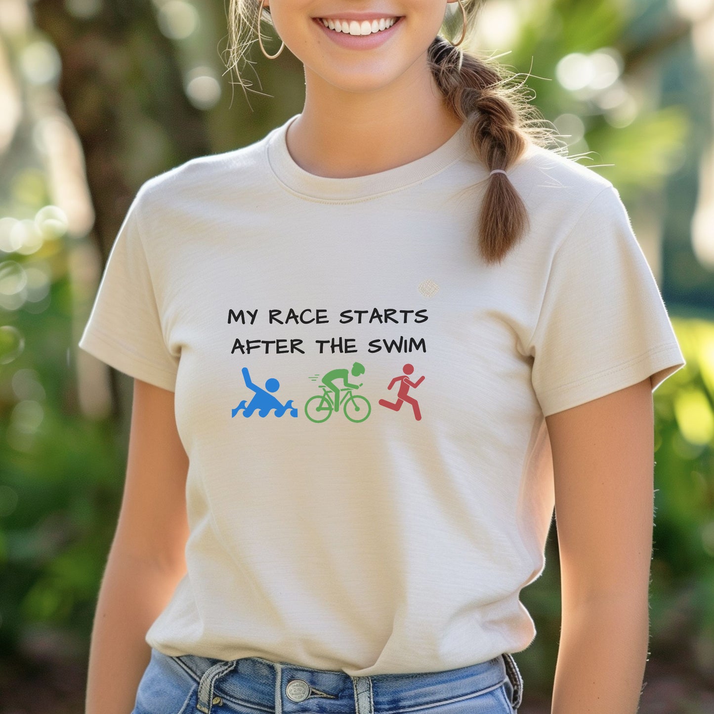 My Race Starts Tee