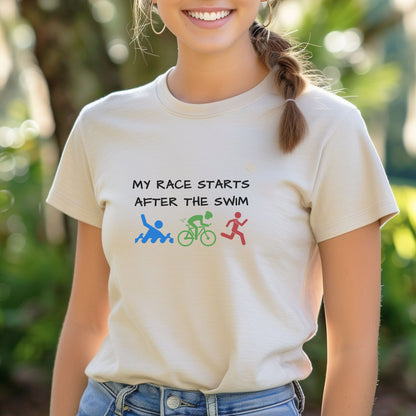 My Race Starts Tee