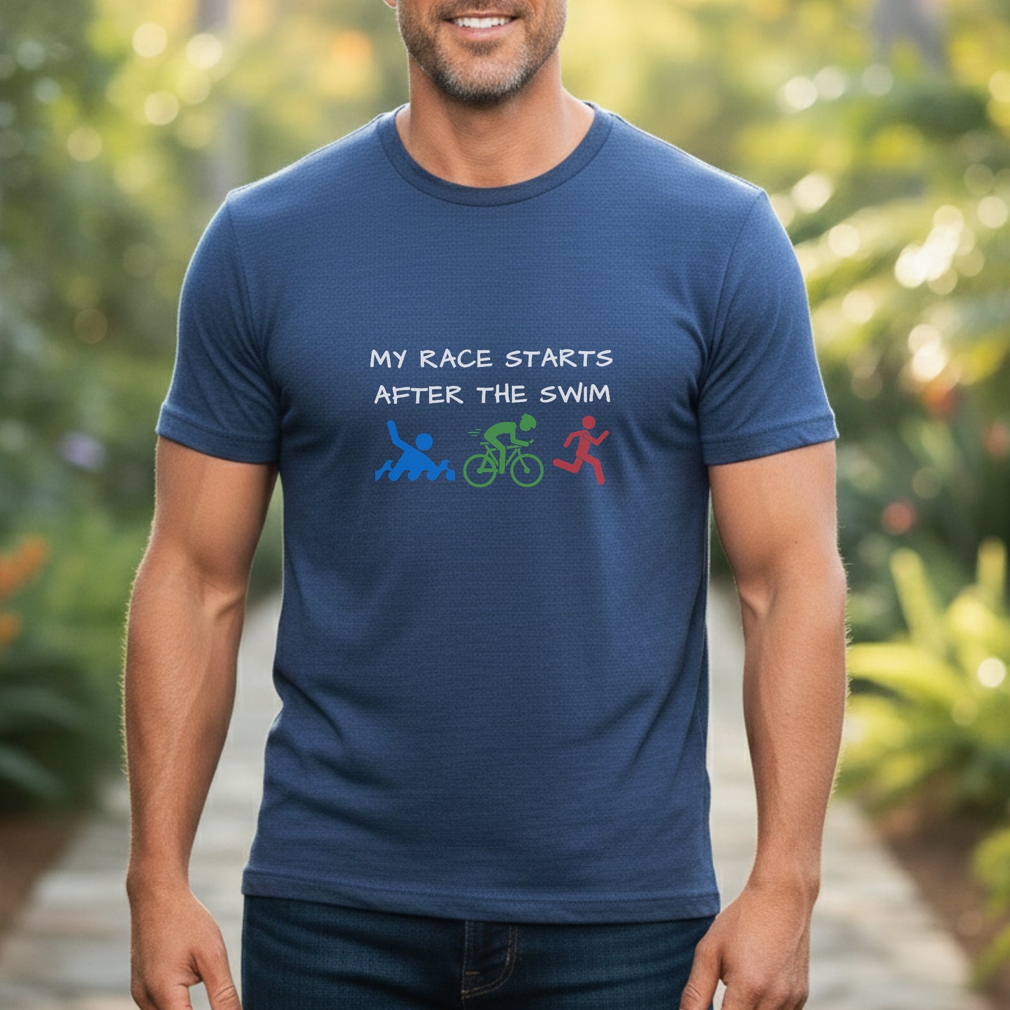 My Race Starts Tee