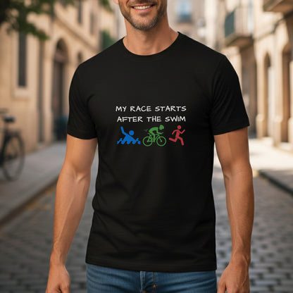 My Race Starts Tee